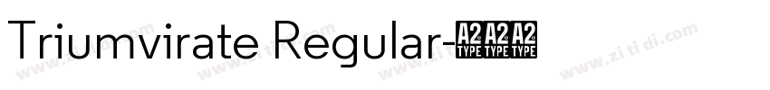 Triumvirate Regular字体转换 Triumvirate Regular字体转换